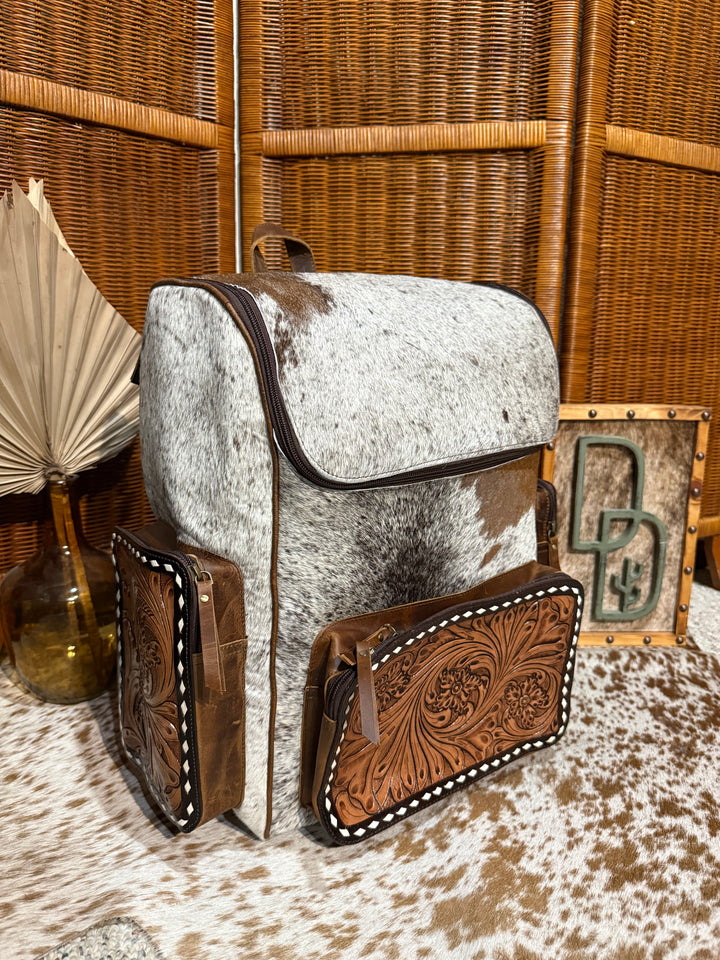 Evangeline Cowhide Backpack #62