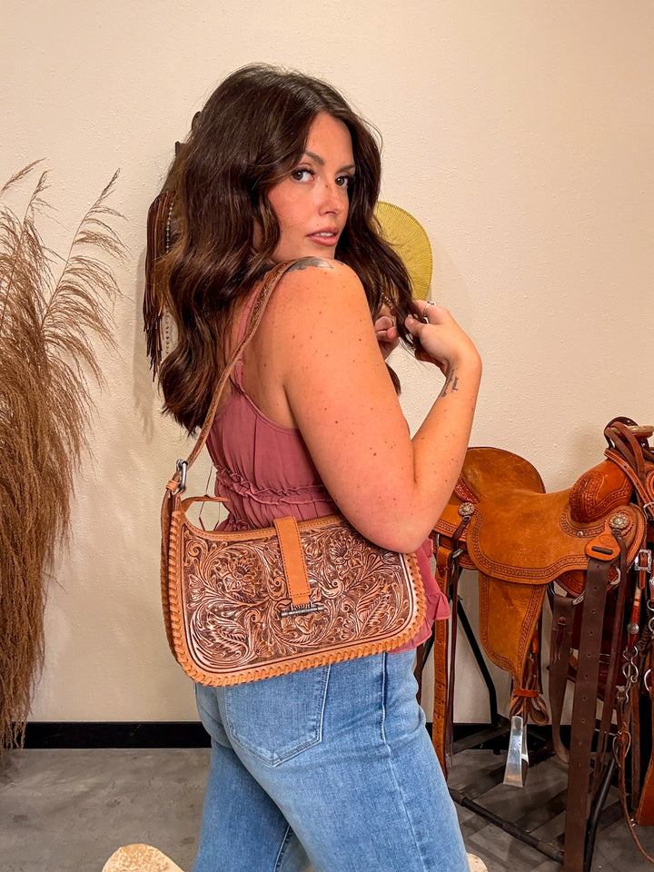 Loyal West Saddle Brown Purse
