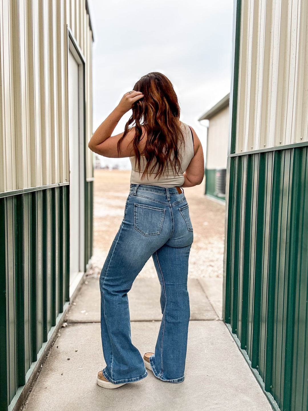 Artemis Vintage: Tummy Control Palazzo Jean *SIGNATURE*