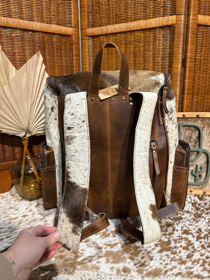 Evangeline Cowhide Backpack #77