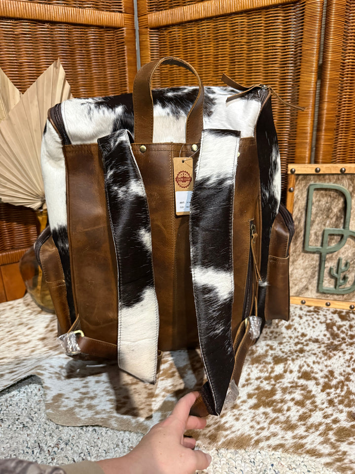 Evangeline Cowhide Backpack #83