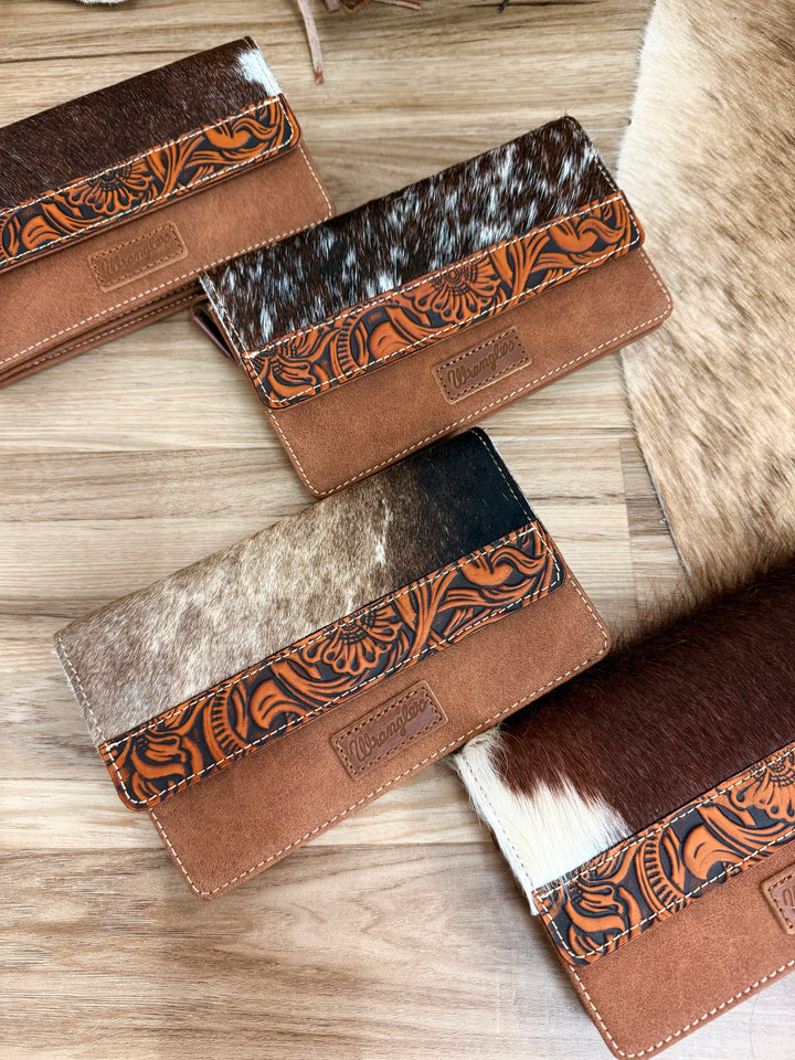 Sahara Cowhide Clutch Wallet