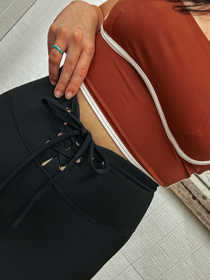 Lace Up Leggings