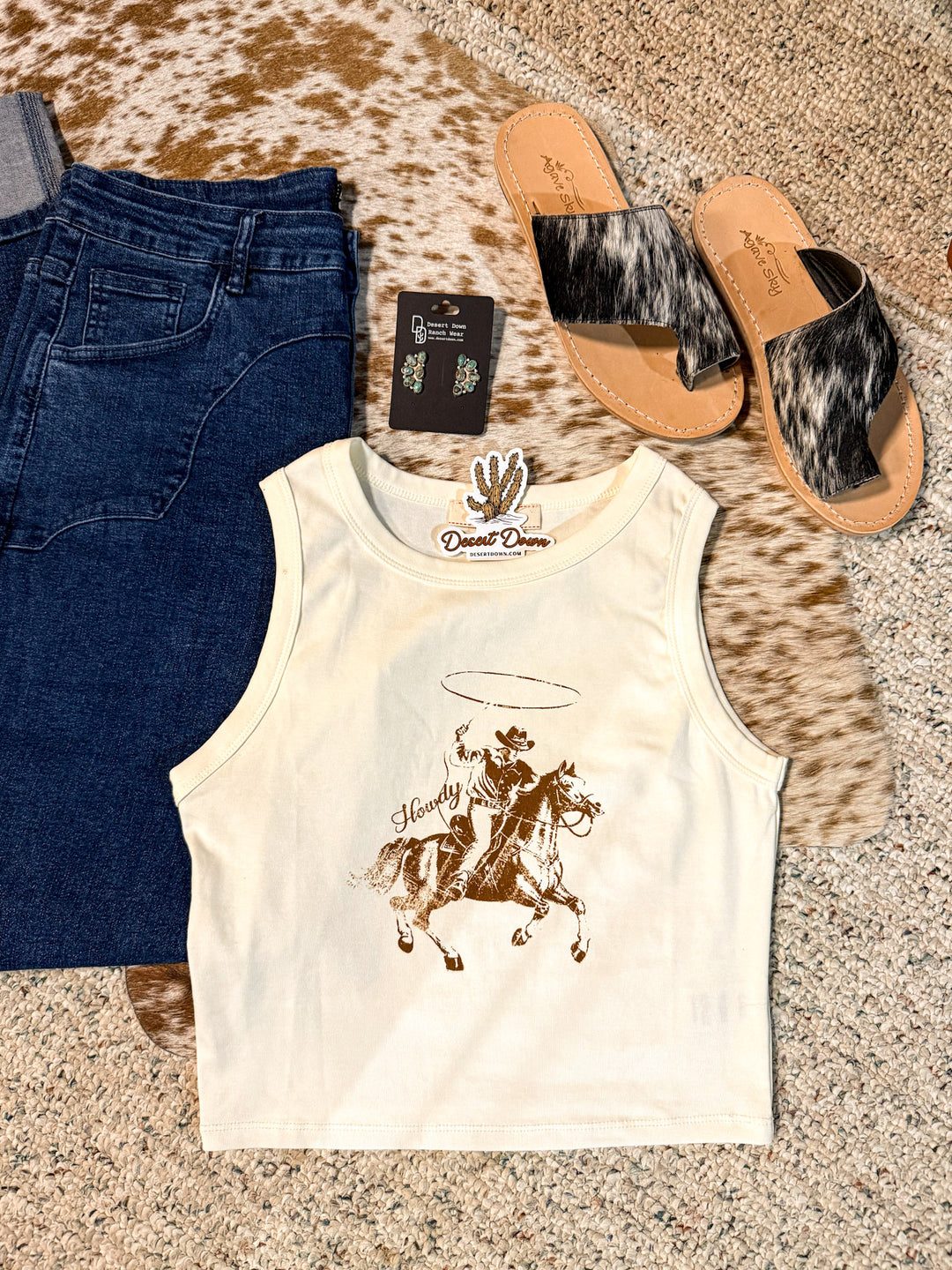 Yee Haw Cropped Tank