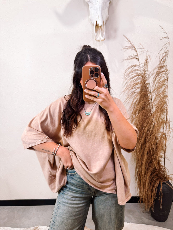 Studded Eyelet Top