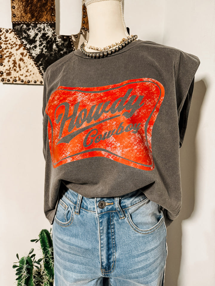Howdy Cowboy Boyfriend Tank