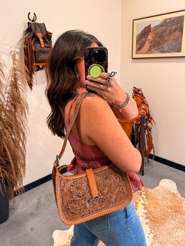 Loyal West Saddle Brown Purse