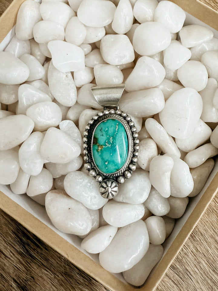 Sonoran Gold Turquoise Pendant