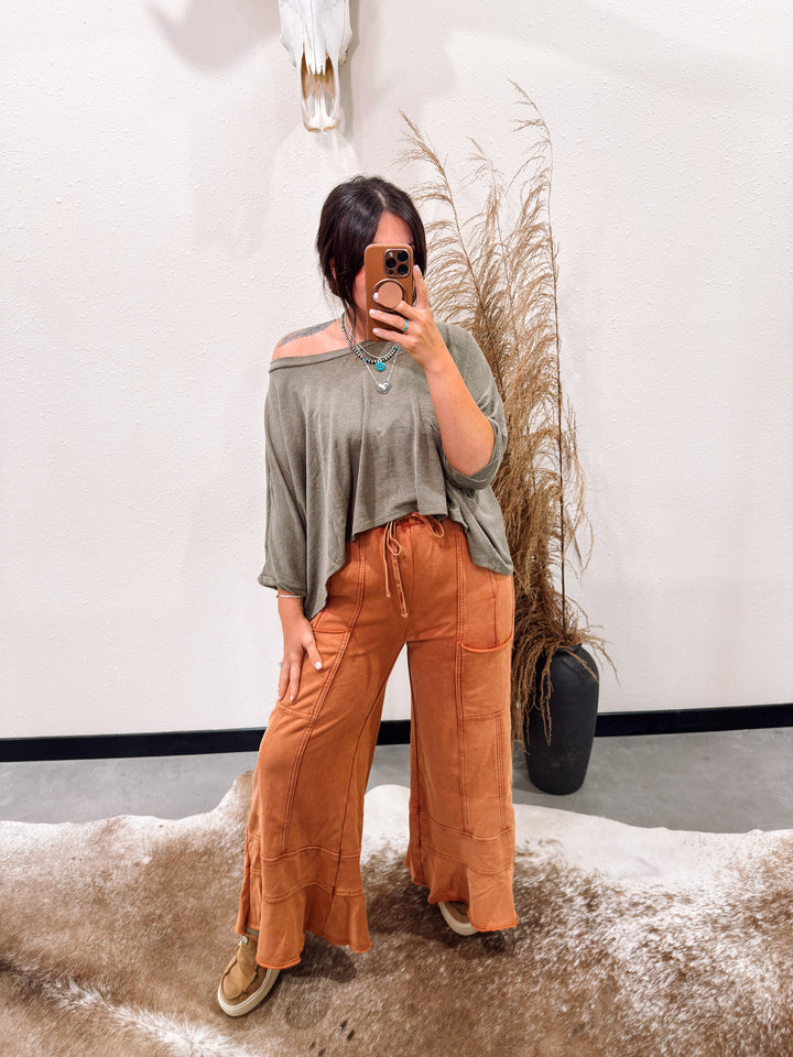 Glendale Top: Olive