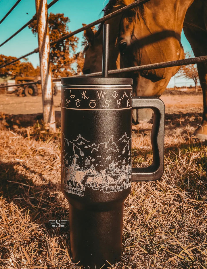 Cattle Drive Tumbler