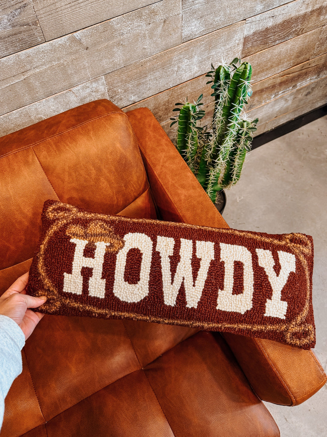 Howdy Hat Pillow