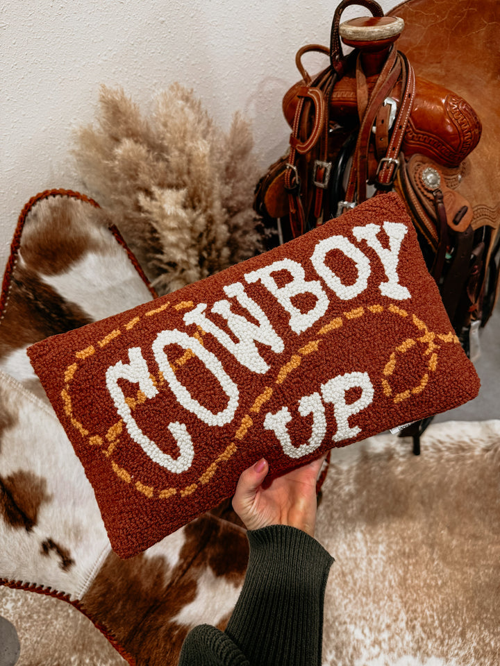 Cowboy Up Pillow