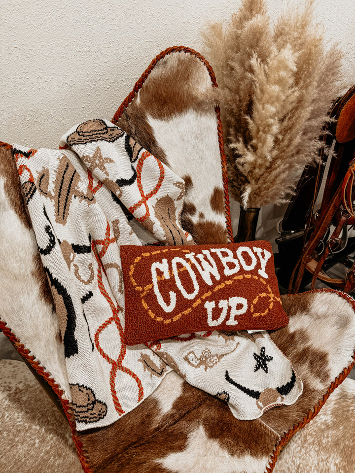 Cowboy Up Pillow