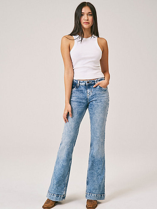 Wrangler: Kacey Mae Retro Wide Leg Trouser