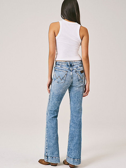 Wrangler: Kacey Mae Retro Wide Leg Trouser