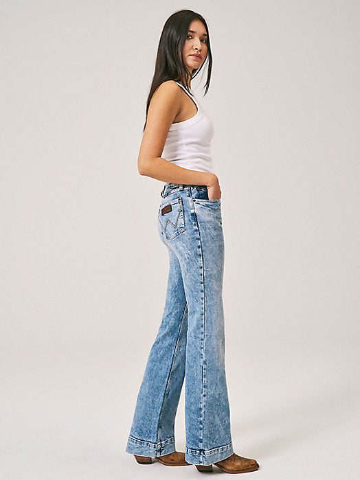 Wrangler: Kacey Mae Retro Wide Leg Trouser