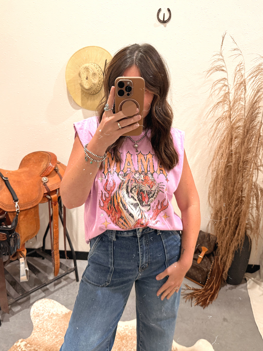 Mama Tiger Muscle Tank