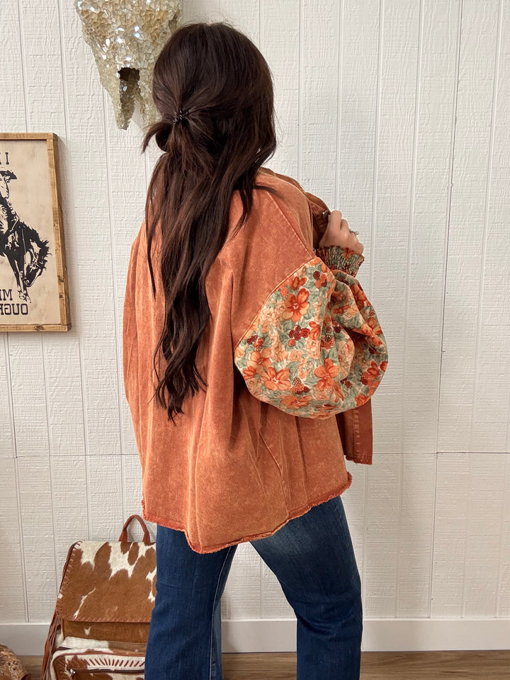 Fiona Floral Shacket