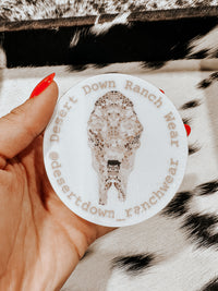 Desert Down Ranch Wear Sticker