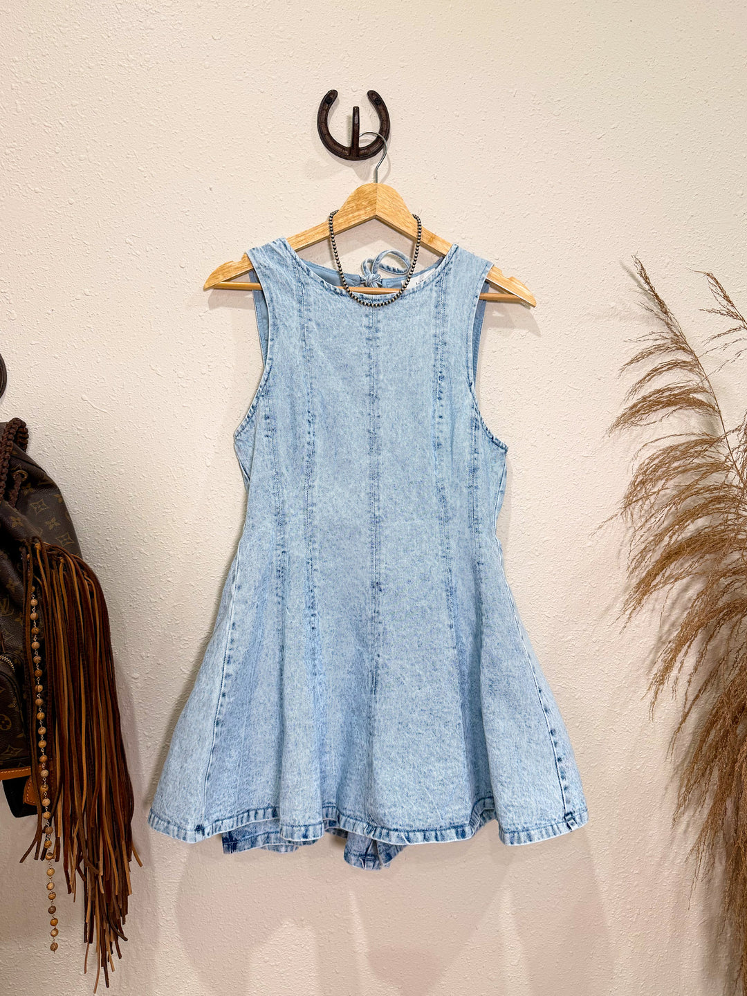 Denim Daisy Romper