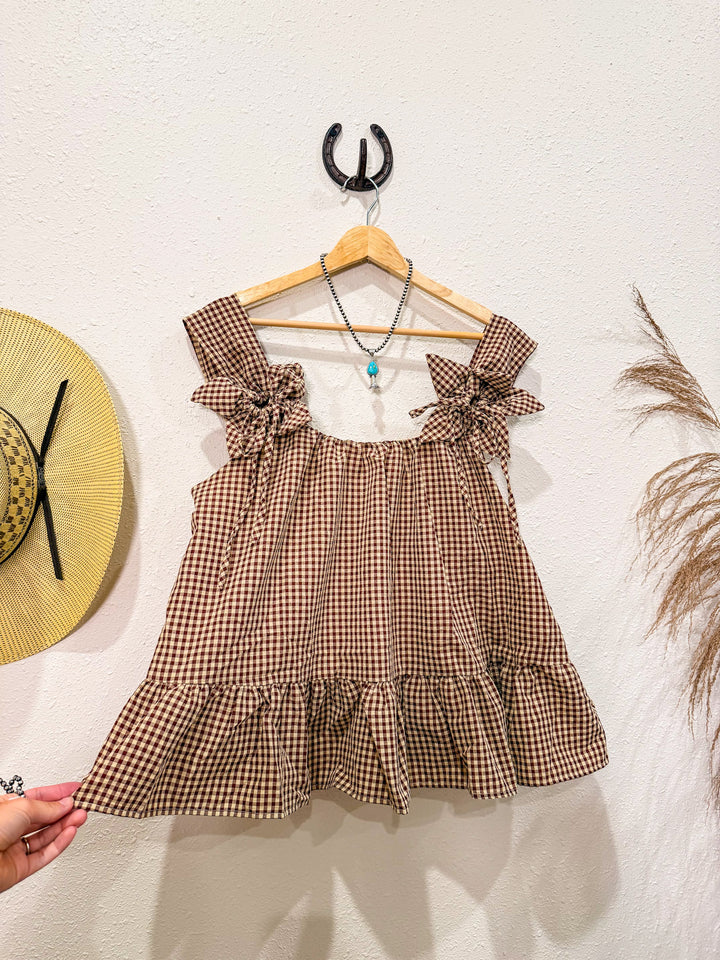 AnnieKay Gingham Top