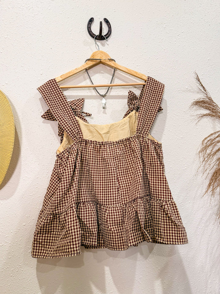 AnnieKay Gingham Top