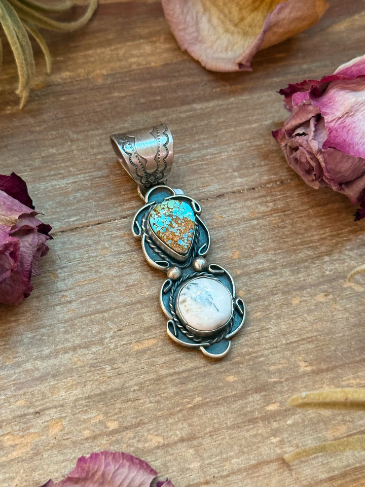 Golden Hills & White Buffalo Pendant