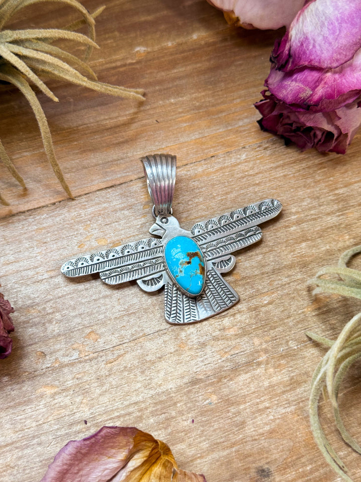 Sterling Silver Thunderbird Pendant