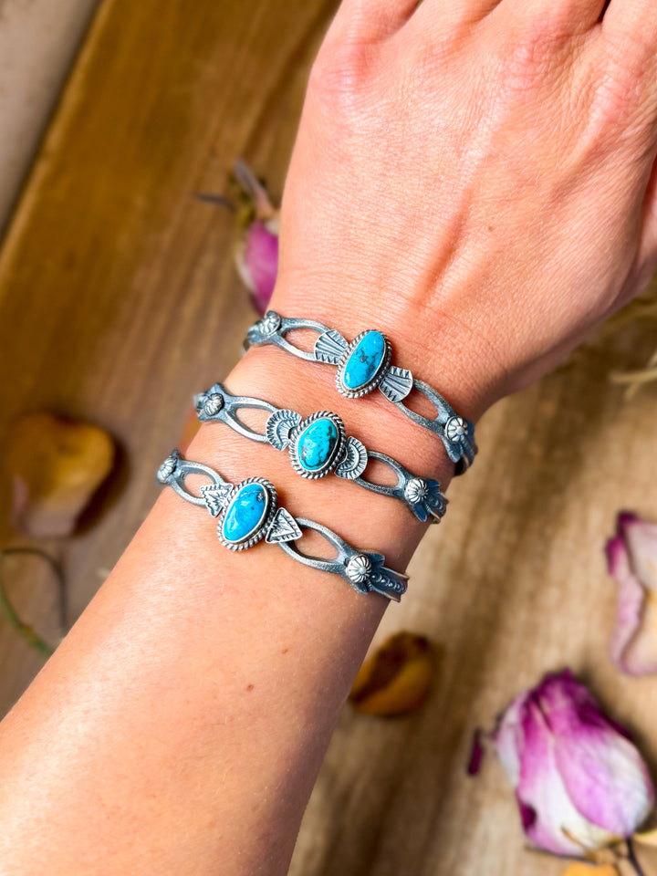 Sterling Silver Kingman Cuff - K. Billah