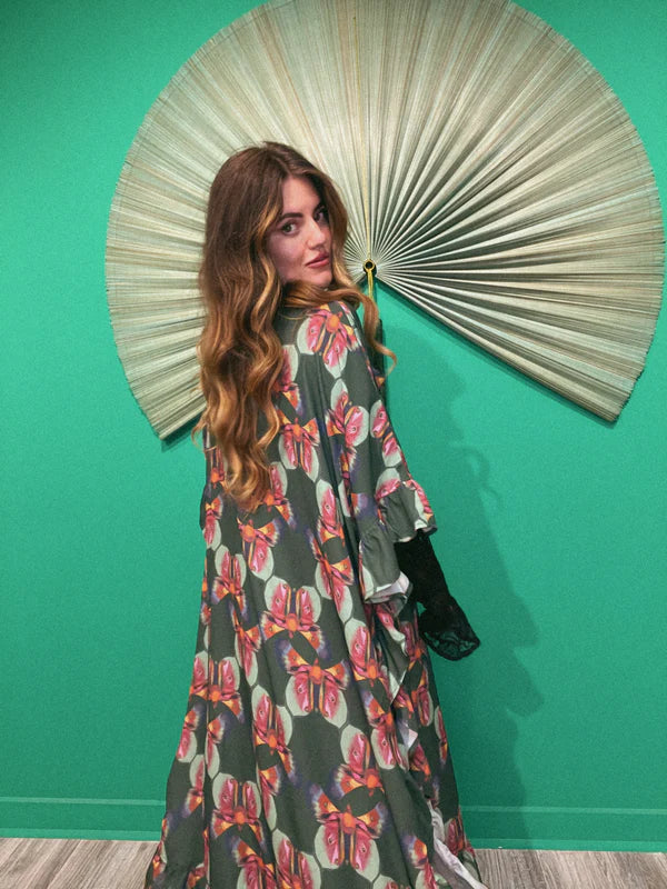 Lady The Brand: Lilith Green Moth Cape