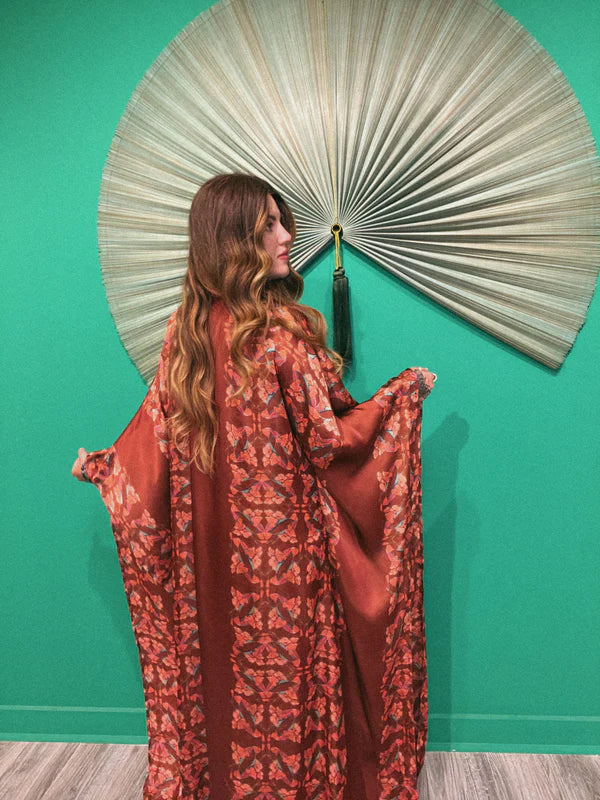 Lady The Brand: London Bronze Garden Kaftan