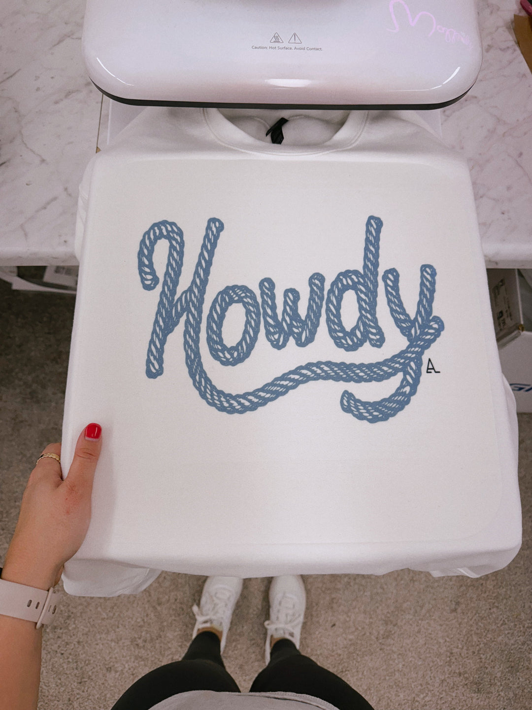 The Blaze Howdy Tee/Crewneck