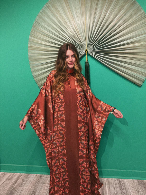 Lady The Brand: London Bronze Garden Kaftan