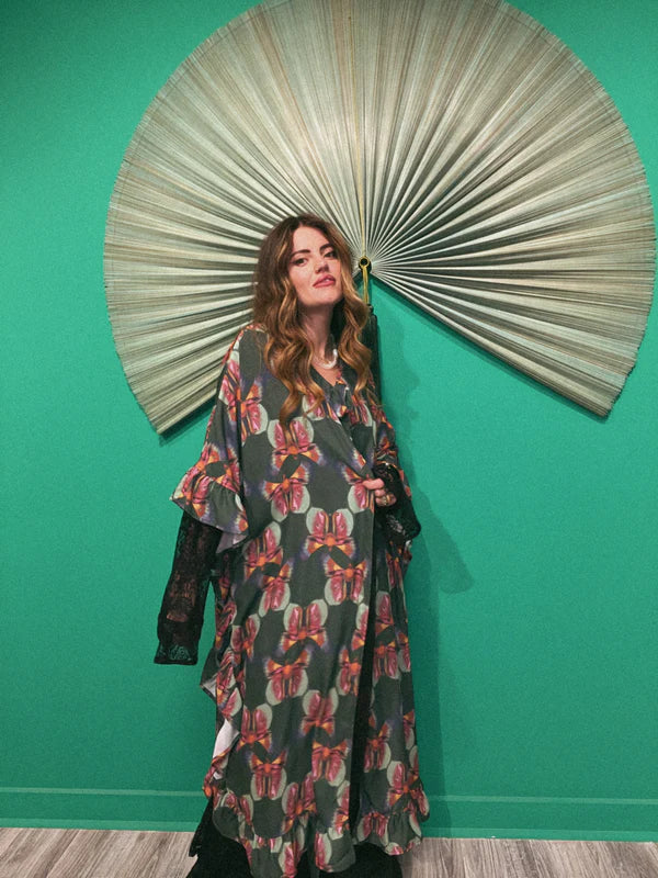 Lady The Brand: Lilith Green Moth Cape