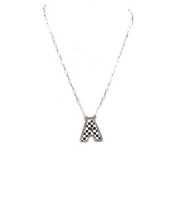 Checkered Bubble Necklace