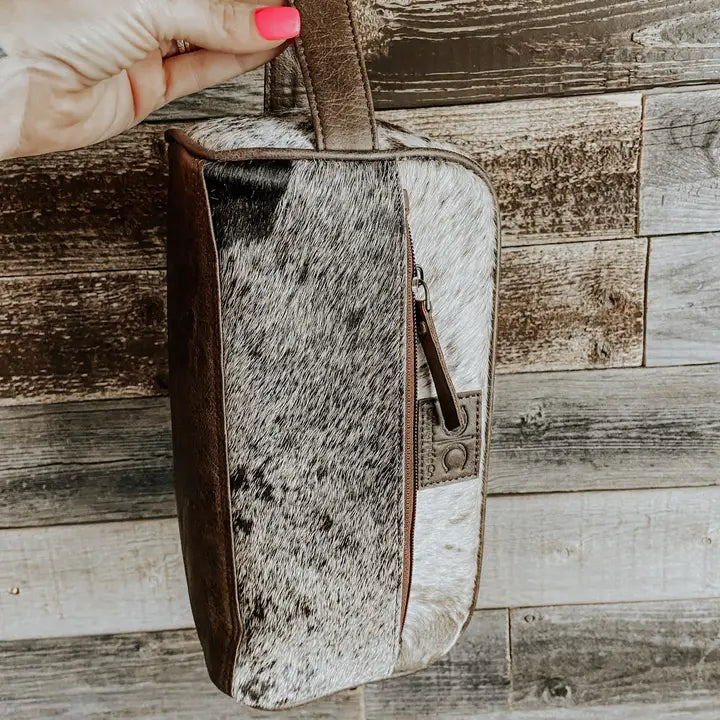 Cowhide Toiletry Bag