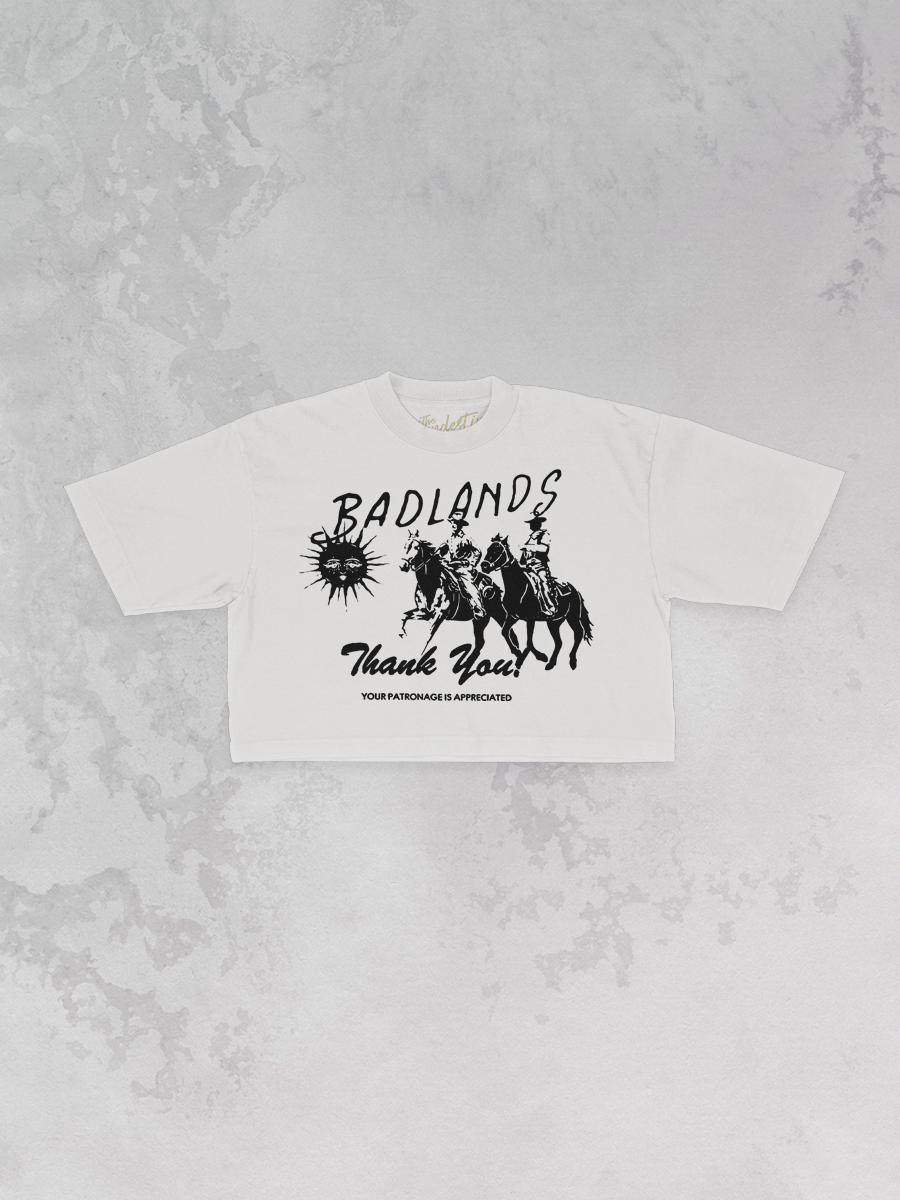 Underground: Badlands Thank You  Cropped Tee