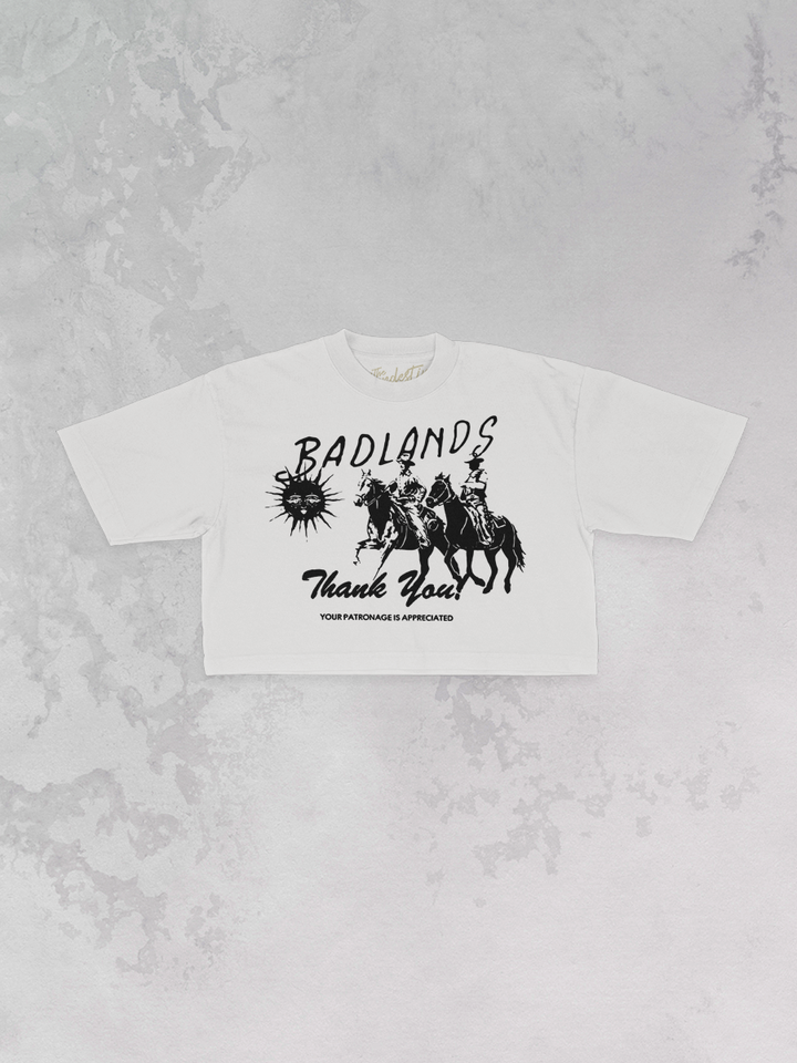 Underground: Badlands Thank You  Cropped Tee