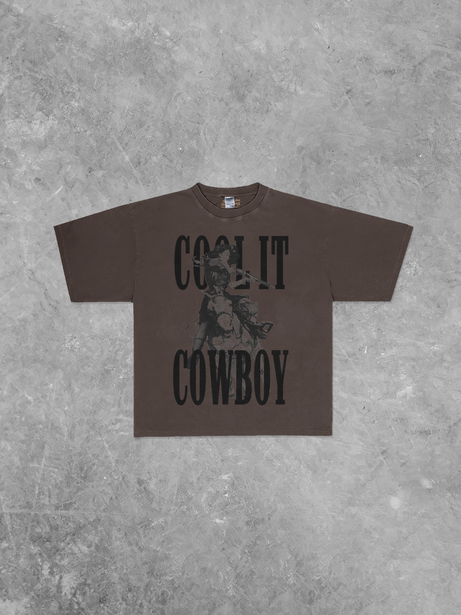 Underground: Cool It Cowboy Boxy Oversized Tee