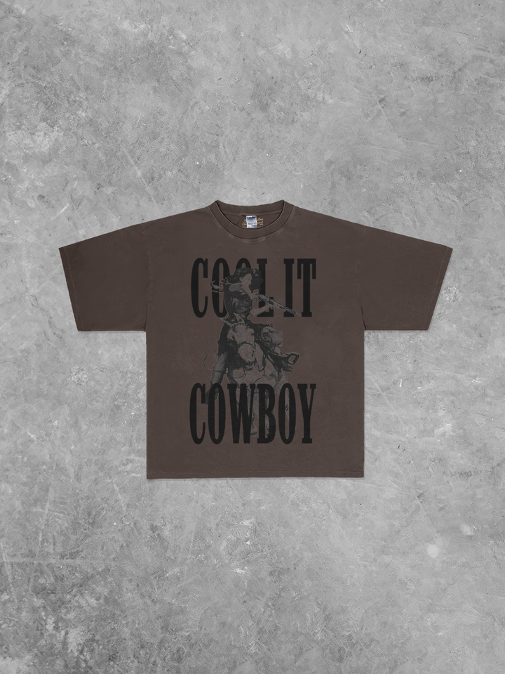 Underground: Cool It Cowboy Boxy Oversized Tee