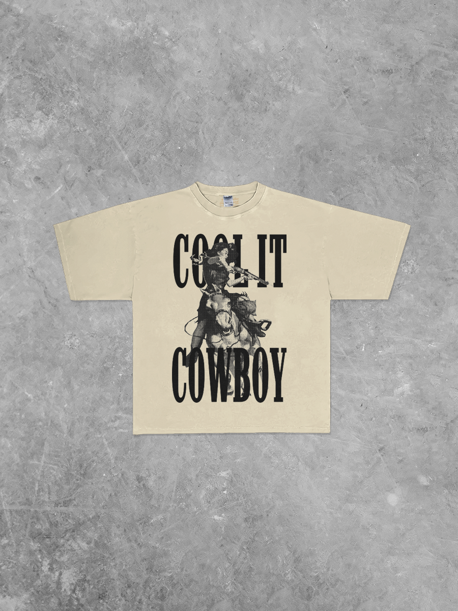 Underground: Cool It Cowboy Boxy Oversized Tee