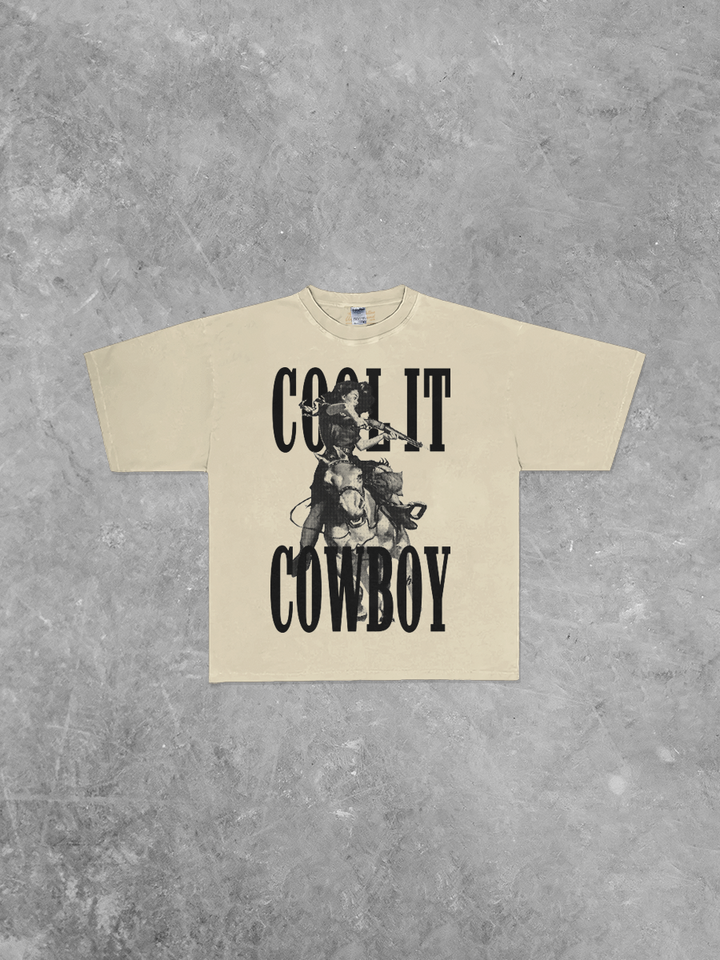 Underground: Cool It Cowboy Boxy Oversized Tee