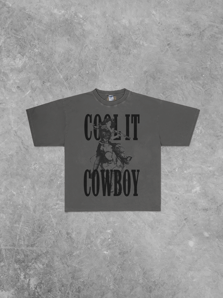 Underground: Cool It Cowboy Boxy Oversized Tee