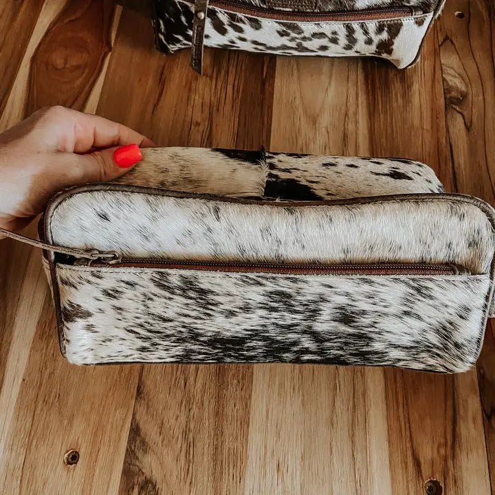 Cowhide Toiletry Bag