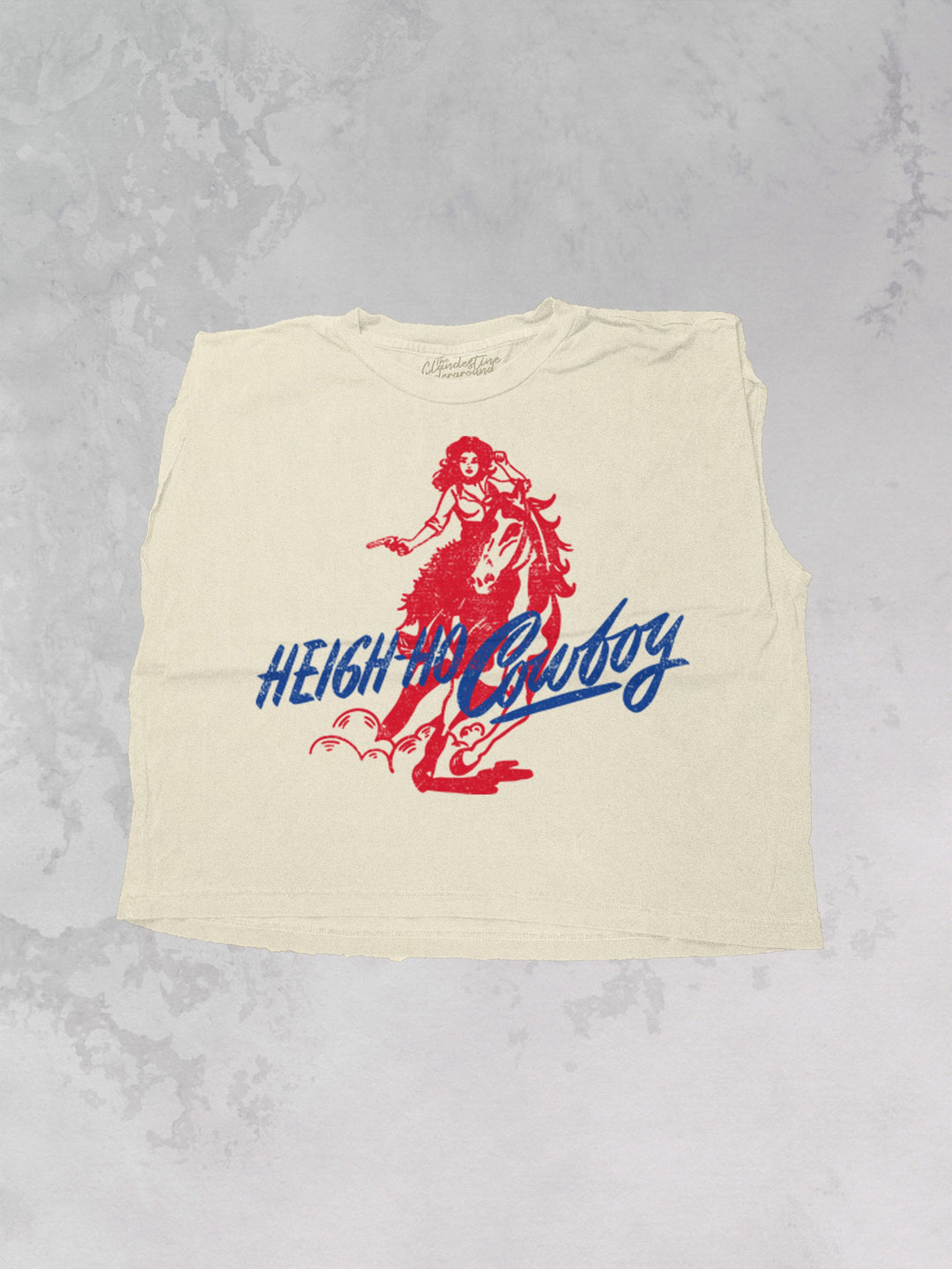 Underground: Heigh-Ho-Cowboy Vintage Cropped Muscle Tank