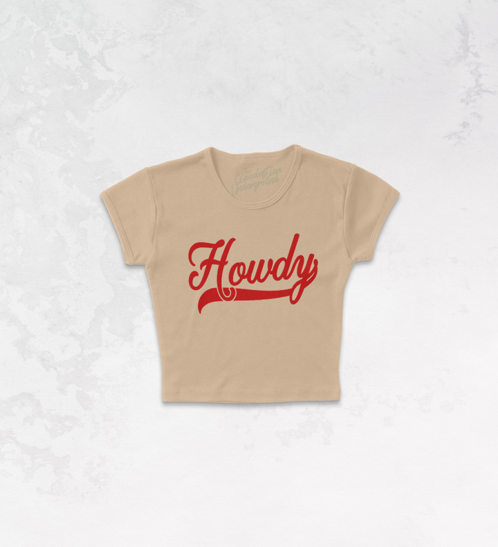 Underground: Howdy Micro-Ribbed Baby Tee