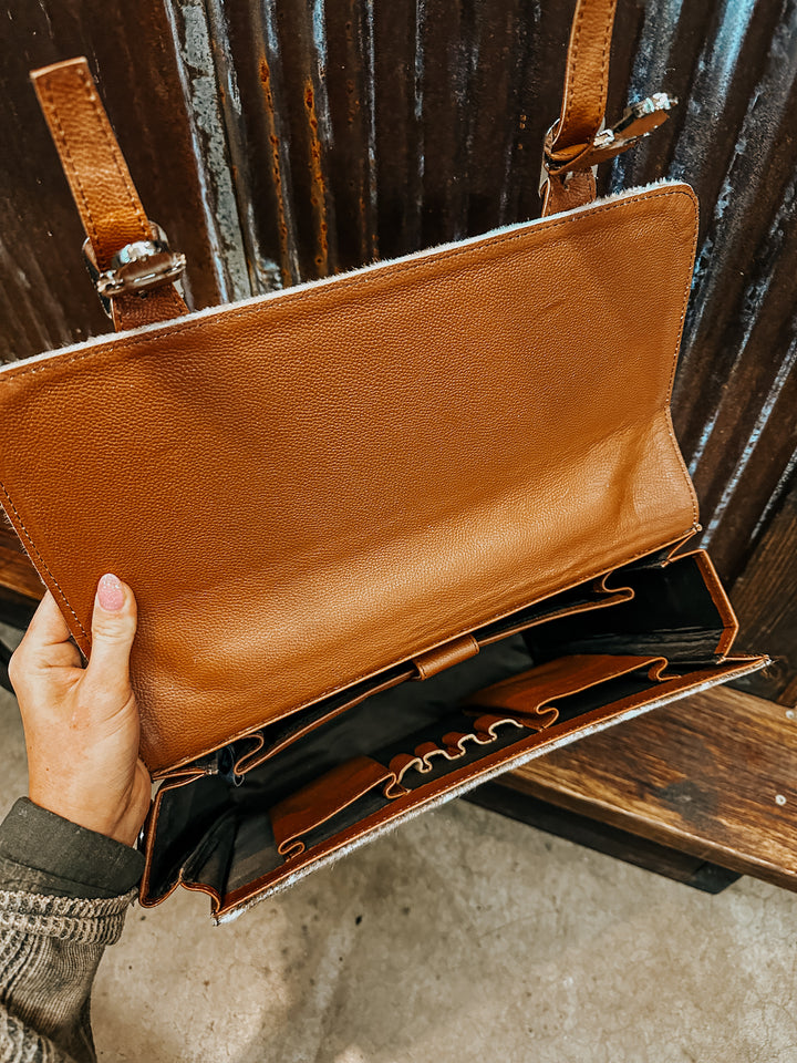 Cowpuncher Briefcase: Tan #15