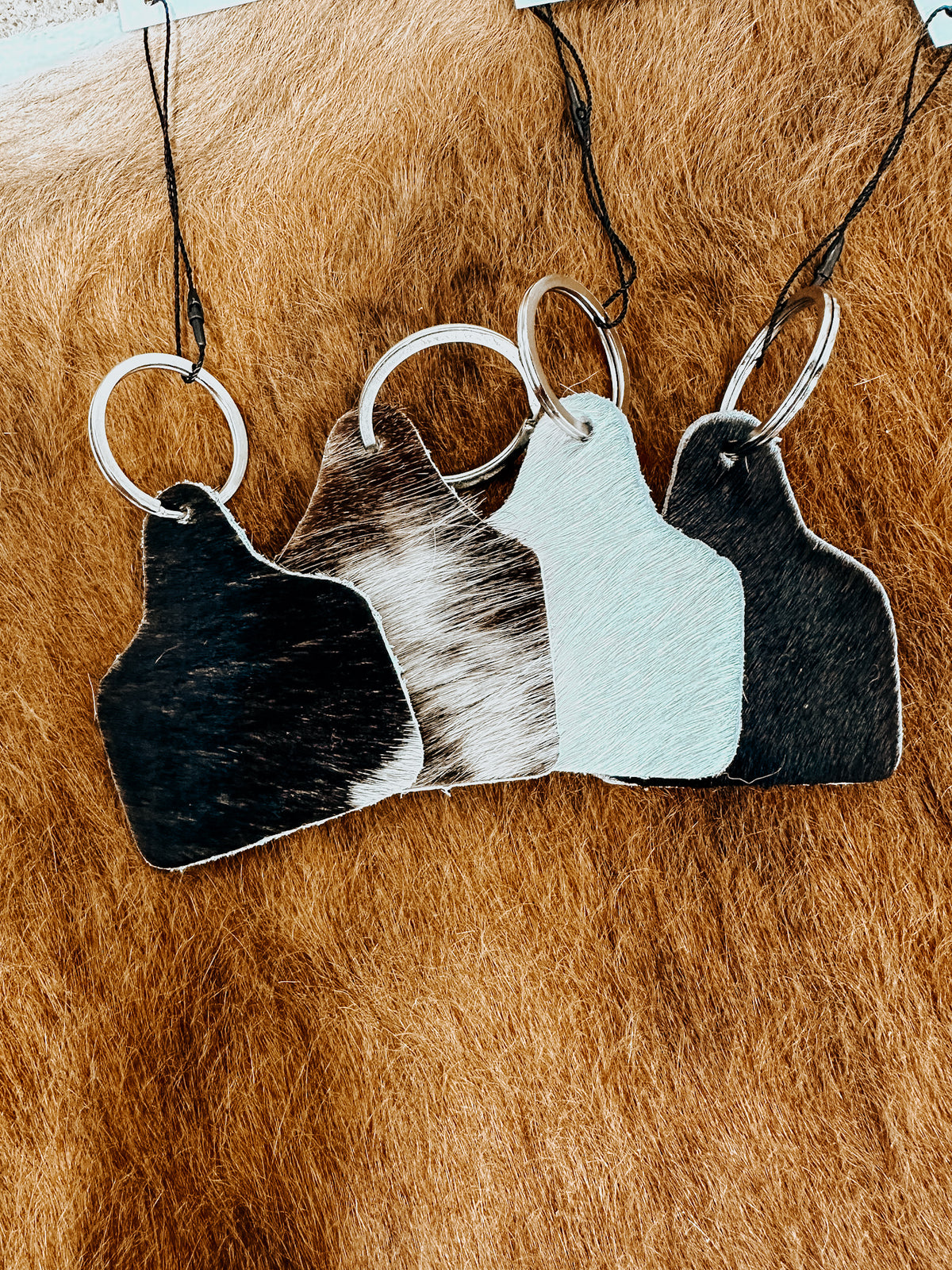 Get Your Cow Tag Keychain