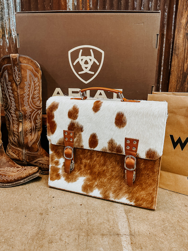 Cowpuncher Briefcase: Tan #22