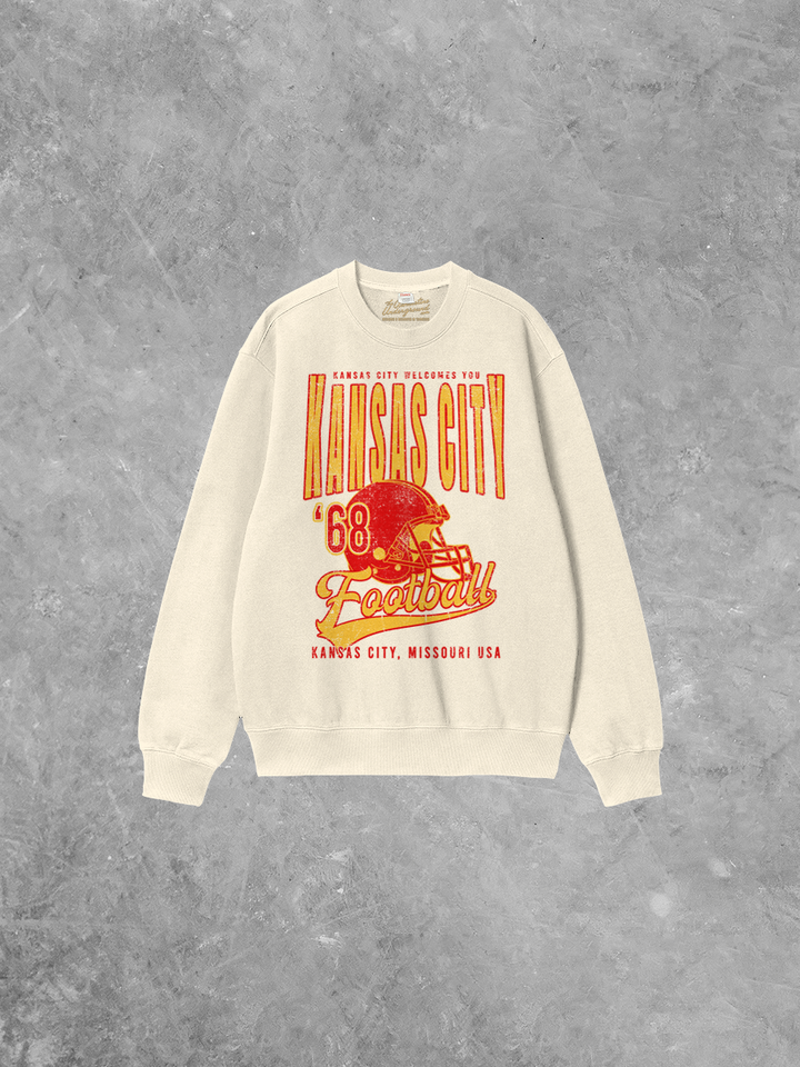 Underground: Kansas City Football Welcomes You Boxy Sweatshirt